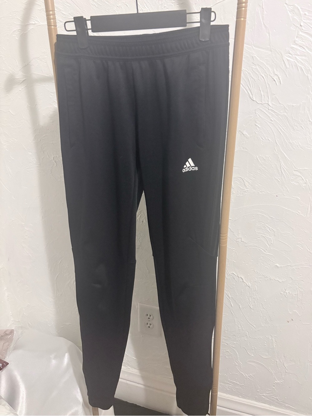 Adidas ClimaCool Black Track Pants Joggers Size Small Athletic Training